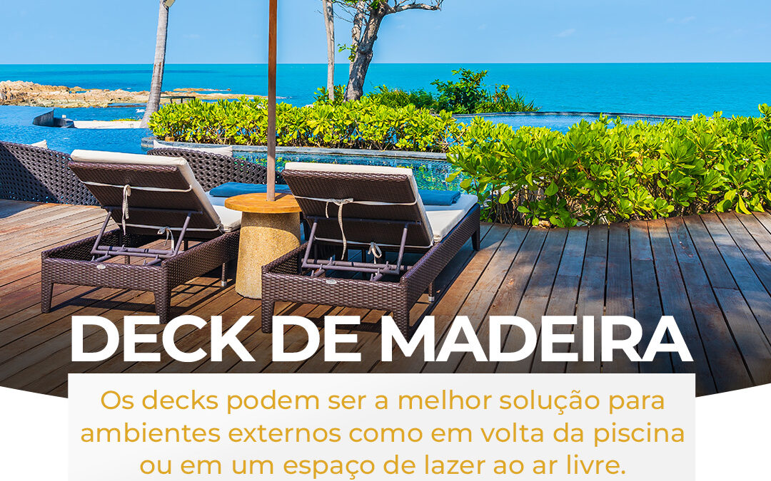 deck de madeira