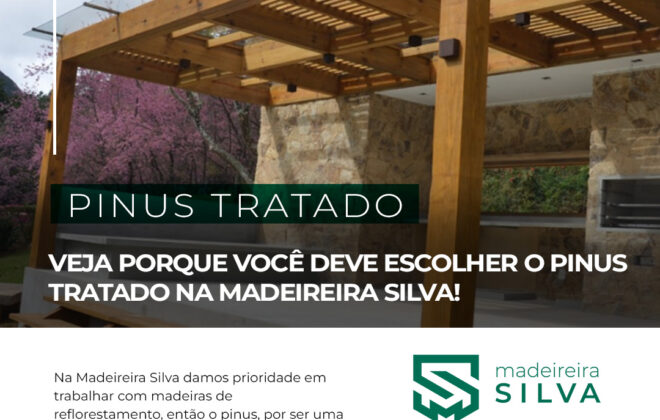 Pinus tratado madeireira silva